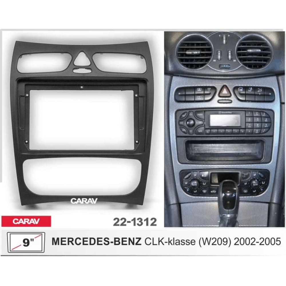 Штатная магнитола 22-1312: 9-inch для MERCEDES-BENZ CLK-CLASS (W209) 2002-2005 - A10D