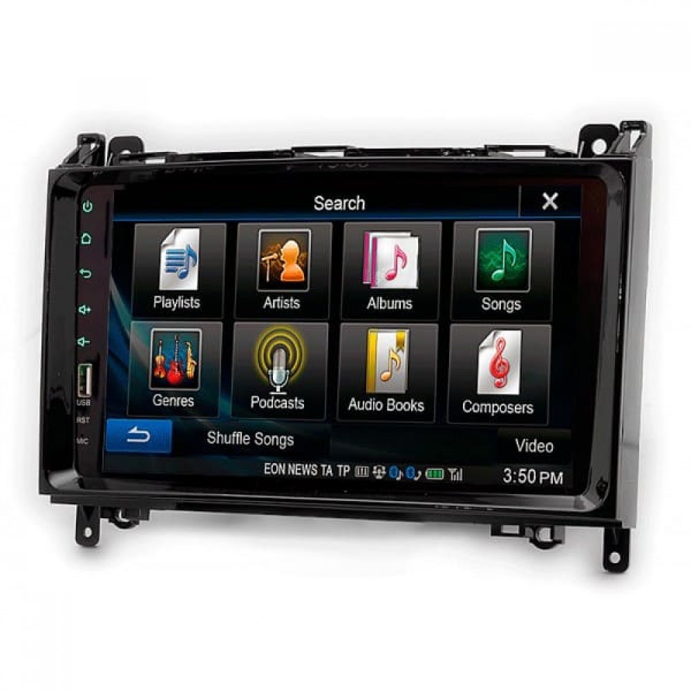 Штатная магнитола 22-133: 9-inch для MERCEDES-BENZ A-CLASS (W169) 2004-2012, В-CLASS (W245) 2005-2011, VITO 2006-2014, VIANO 2006-2014 - A10D