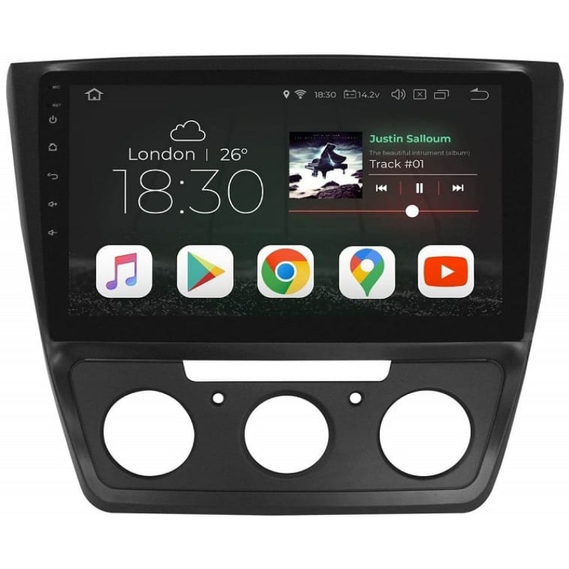 Штатная магнитола 22-1341: 10.1-inch для SKODA YETI 2009-2017 - A7