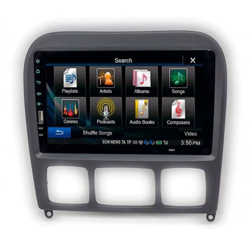 Штатная магнитола 22-135: 9-inch для MERCEDES-BENZ S-CLASS (W220) 1998-2005 - A7