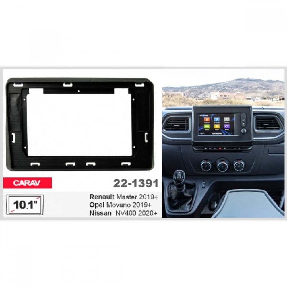 Штатная магнитола 22-1391: 10.1-inch для RENAULT MASTER 2019-2024 - N10Pro