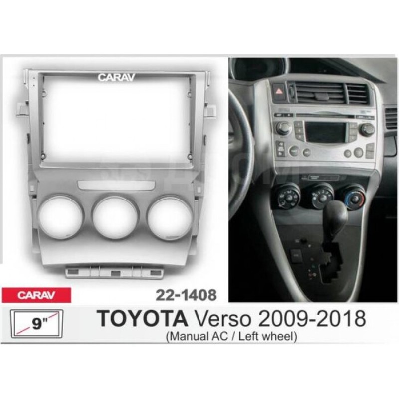 Штатная магнитола 22-1408: 9-inch для TOYOTA VERSO 2009-2018 - N10Pro