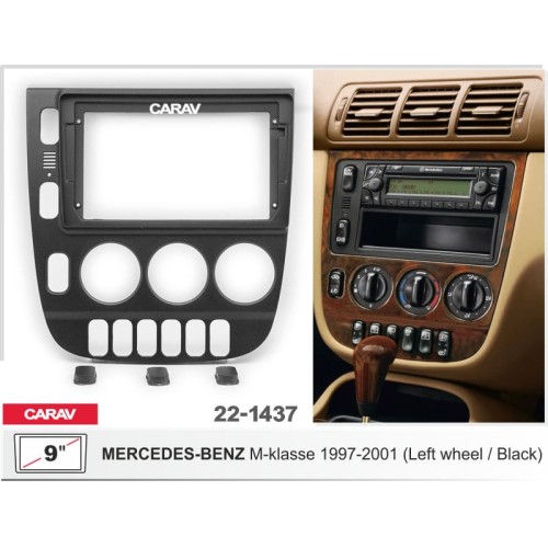 Штатная магнитола 22-1437: 9-inch для MERCEDES-BENZ M-CLASS 1997-2001 - A18