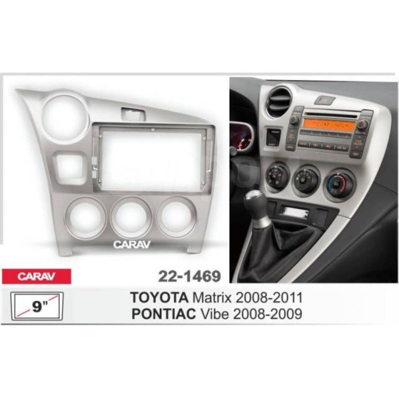 Штатная магнитола 22-1469: 9-inch для TOYOTA MATRIX 2008-2011 - G9