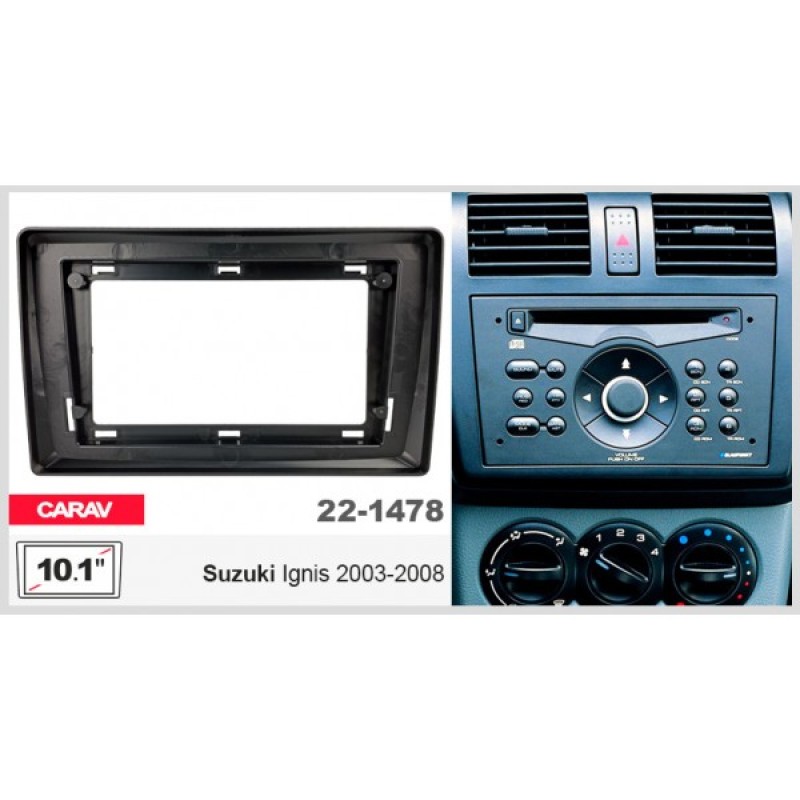 Штатная магнитола 22-1478: 10.1-inch для SUZUKI IGNIS 2003-2008 - Q8
