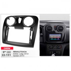Штатная магнитола 22-151: 9-inch для DACIA DOKKER 2012-2021, LODGY 2012-2022, SANDERO 2013-2020 - A10D