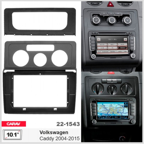 Штатная магнитола 22-1543: 10.1-inch для VOLKSWAGEN CADDY 2004-2015 - Q7