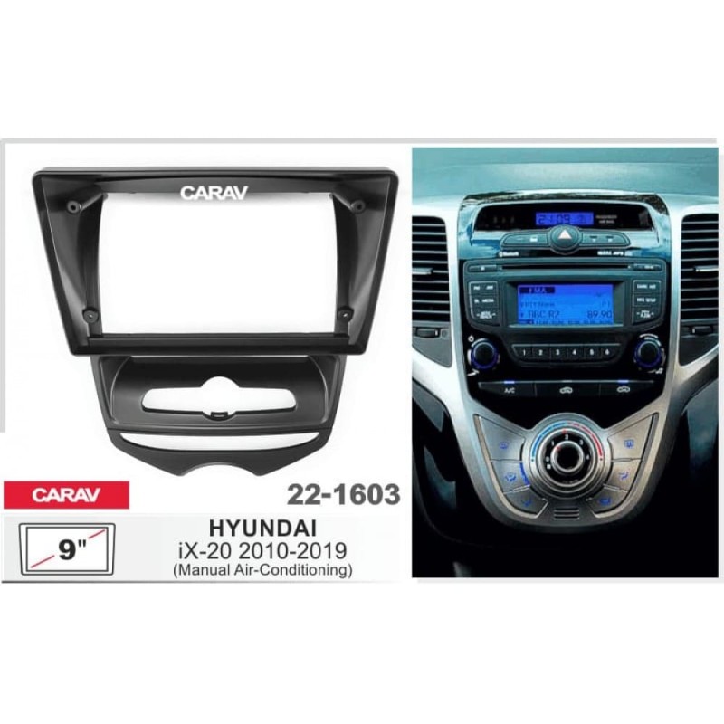 Штатная магнитола 22-1603: 9-inch для HYUNDAI IX-20 2010-2019 - X7