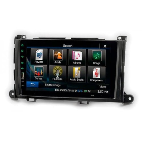 Штатная магнитола 22-202: 9-inch для TOYOTA SIENNA 2010-2014 - A09D