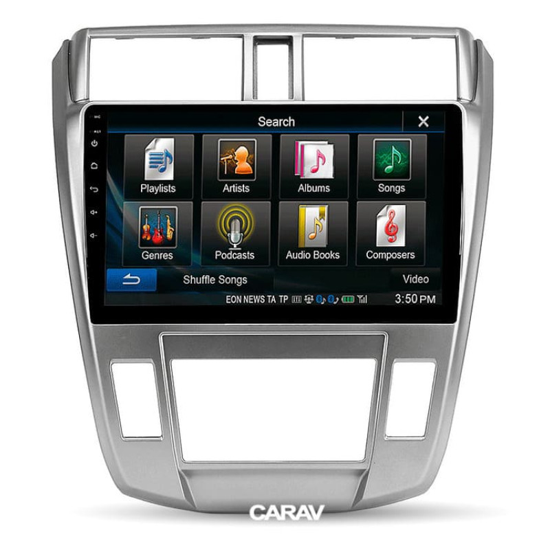 Штатная магнитола 22-217: 10.1-inch для HONDA CITY 2008-2014, BALLADE 2011-2014 - A6