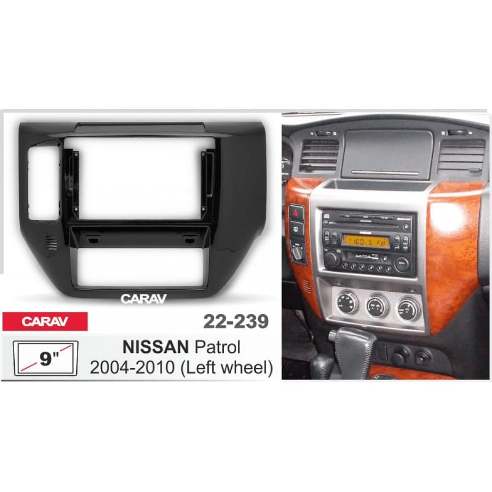 Штатная магнитола 22-239: 9-inch для NISSAN PATROL 2004-2010 - G13