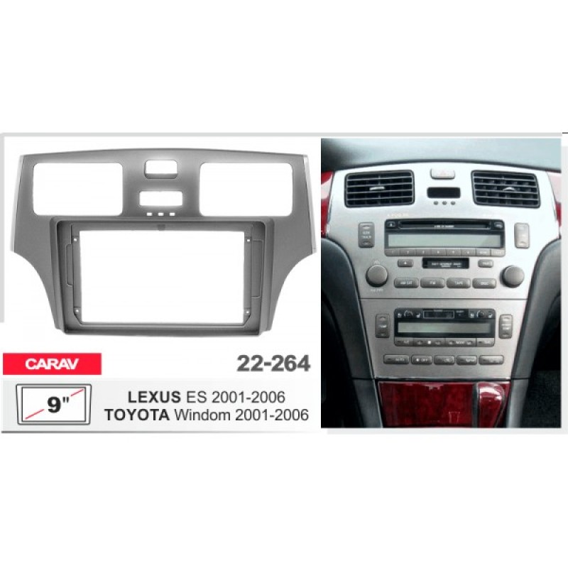 Штатная магнитола 22-264: 9-inch для TOYOTA WINDOM 2001-2006 - A7