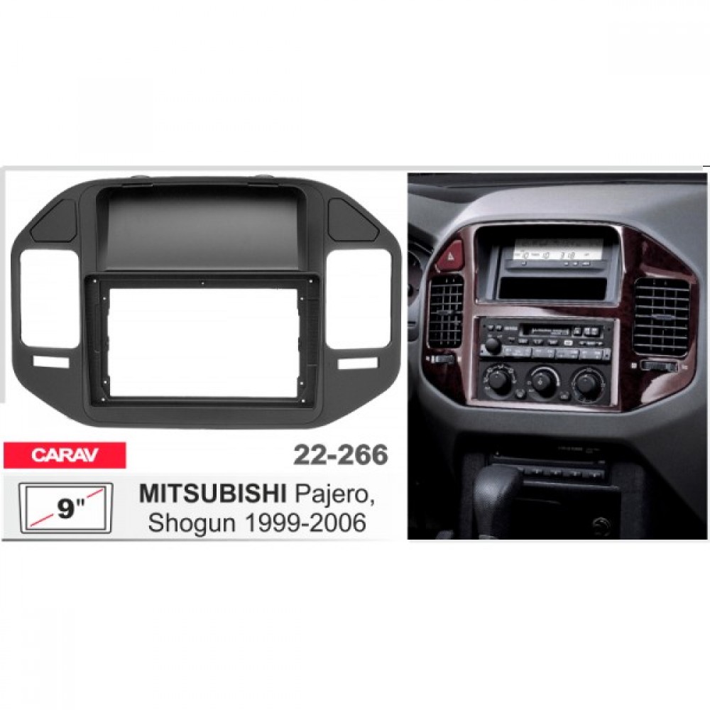 Штатная магнитола 22-266: 9-inch для MITSUBISHI PAJERO, MONTERO, SHOGUN 1999-2006 - A7
