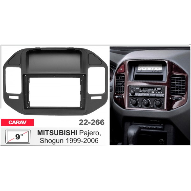 Штатная магнитола 22-266: 9-inch для MITSUBISHI PAJERO, MONTERO, SHOGUN 1999-2006 - Q9