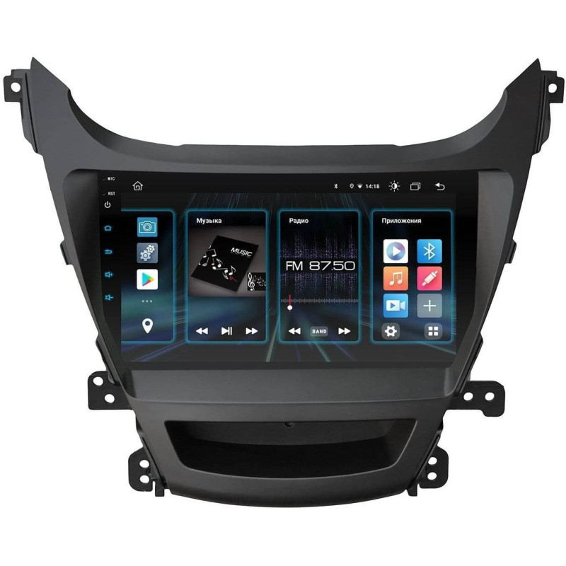 Штатная магнитола 22-274: 9-inch для HYUNDAI ELANTRA (MD) 2014-2016, AVANTE (MD) 2013-2015 - A10D