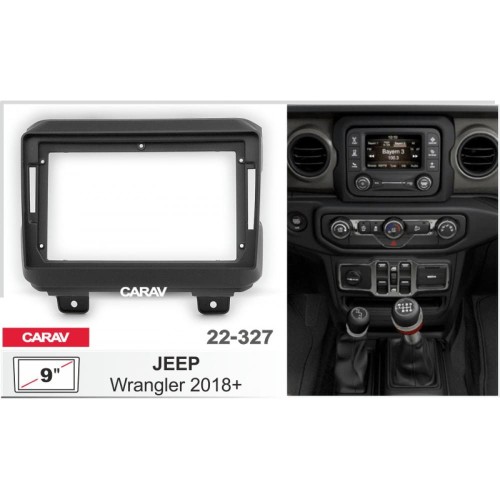 Штатная магнитола 22-327: 9-inch для JEEP WRANGLER 2018-2024 - Q7