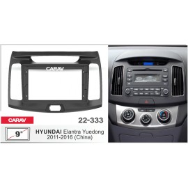 Штатная магнитола 22-333: 9-inch для HYUNDAI ELANTRA YUEDONG 2011-2016 - A10D