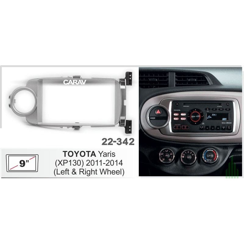 Штатная магнитола 22-342: 9-inch для TOYOTA YARIS (XP130) 2011-2014 - A7