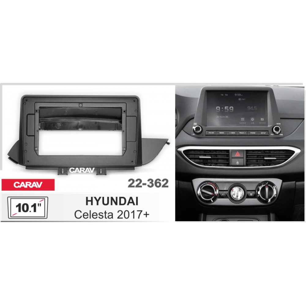 Штатная магнитола 22-362: 10.1-inch для HYUNDAI CELESTA 2017-2024 - A10D