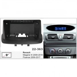 Штатная магнитола 22-363: 9-inch для RENAULT MEGANE III 2008-2016, FLUENCE 2009-2017 - A7