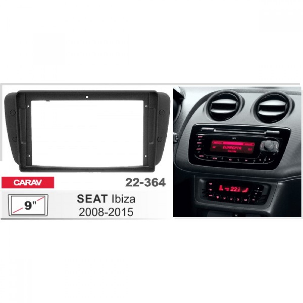 Штатная магнитола 22-364: 9-inch для SEAT IBIZA 2008-2015 - A10D