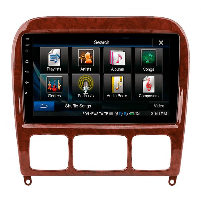 Штатная магнитола 22-410: 9-inch для MERCEDES-BENZ S-CLASS (W220) 1998-2005 - A6