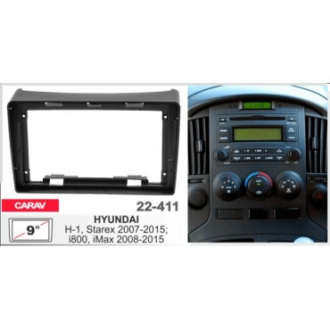 Штатная магнитола 22-411: 9-inch для HYUNDAI H-1, STAREX 2007-2015, I800, ILOAD, IMAX 2008-2015 - A10D