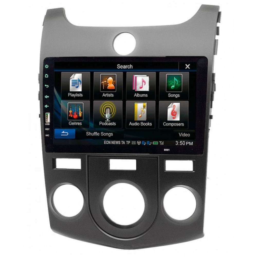 Штатная магнитола 22-414: 9-inch для KIA CERATO (TD), FORTE (TD), NAZA FORTE 2009-2012 - A10D