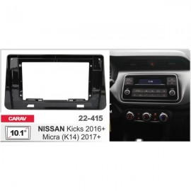 Штатная магнитола 22-415: 10.1-inch для NISSAN MICRA (K14) 2017-2024, KICKS 2016-2024 - A7