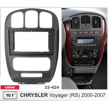 ШТАТНАЯ МАГНИТОЛА 22-424: 10.1-INCH ДЛЯ CHRYSLER VOYAGER RS 2000-07 (v1)