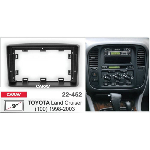Штатная магнитола 22-452: 9-inch для TOYOTA LAND CRUISER 100 1998-2003 - A7