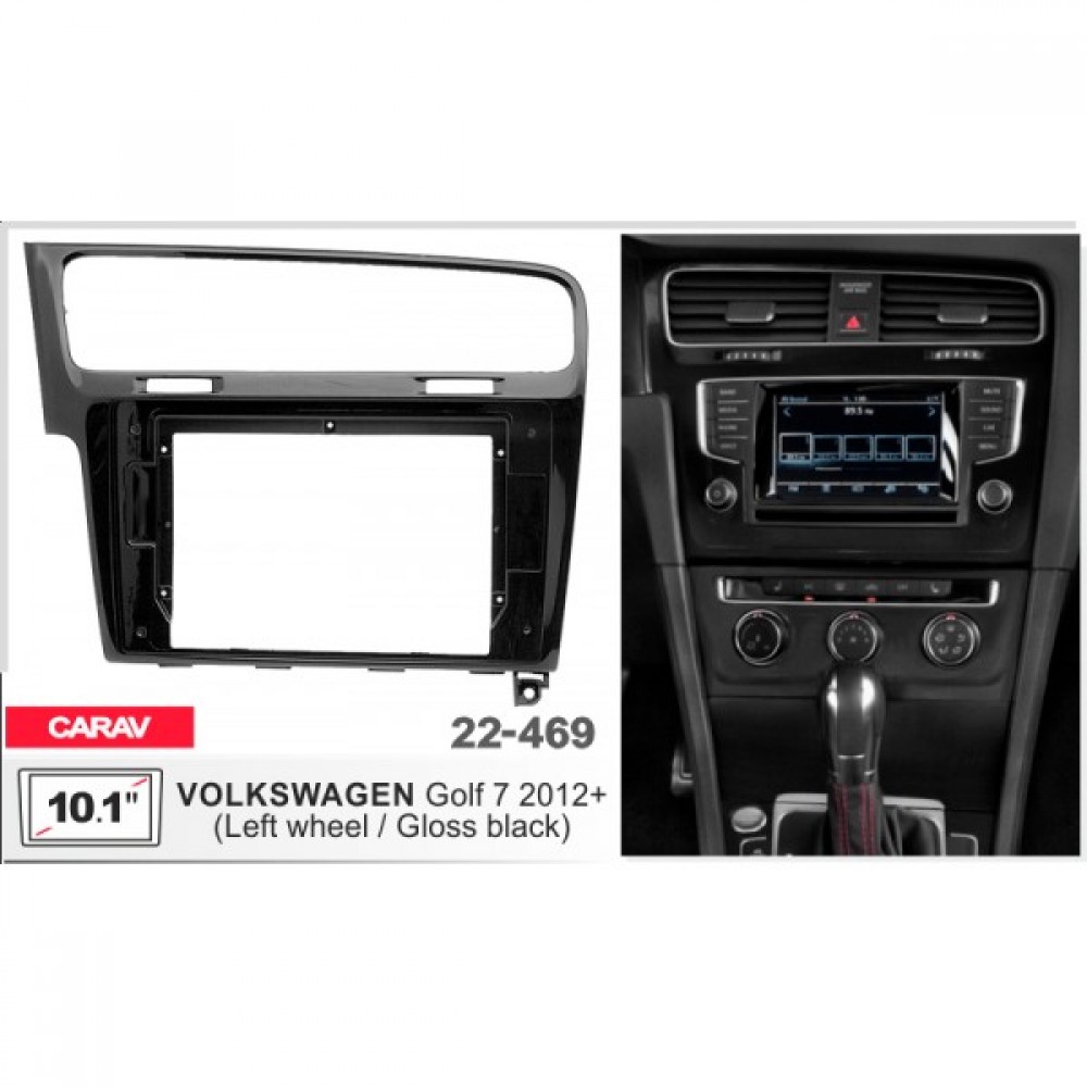 Штатная магнитола 22-469: 10.1-inch для VOLKSWAGEN GOLF 7 2012-2021 - A10D