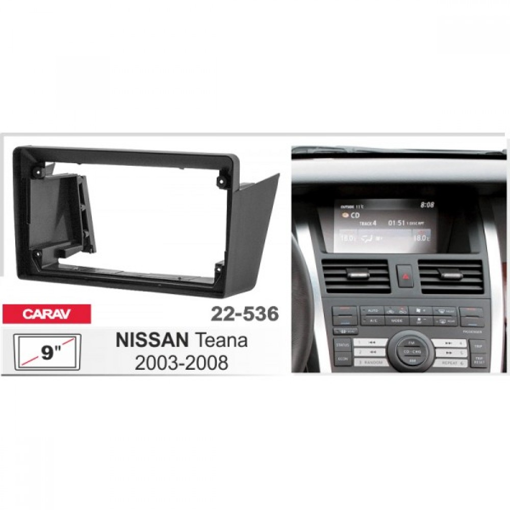 Штатная магнитола 22-536: 9-inch для NISSAN TEANA 2003-2008 - A7