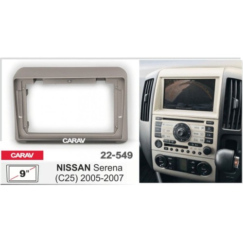 Штатная магнитола 22-549: 9-inch для NISSAN SERENA (C26) 2005-2007 - N10Pro