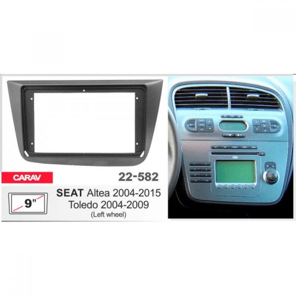 Штатная магнитола 22-582: 9-inch для SEAT ALTEA 2004-2015, TOLEDO 2004-2009 - G9