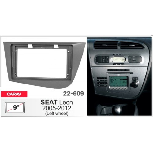 Штатная магнитола 22-609: 9-inch для SEAT LEON 2005-2012 - A10D