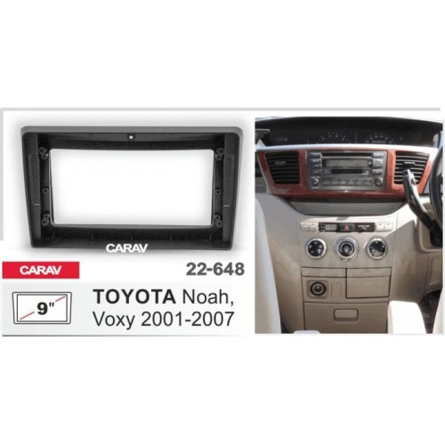 Штатная магнитола 22-648: 9-inch для TOYOTA NOAH, VOXY 2001-2007 - A18