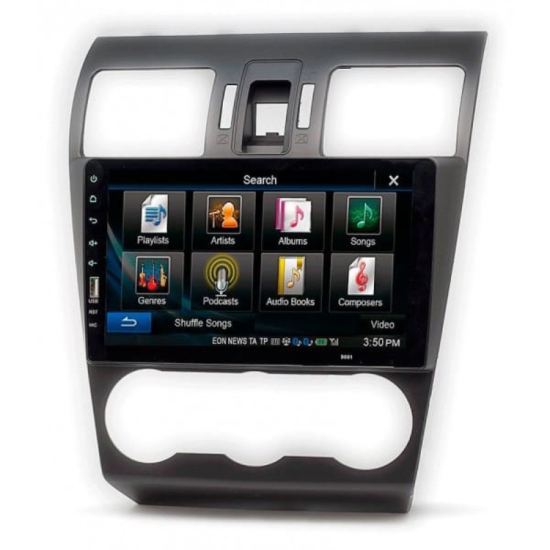 Штатная магнитола 22-659: 9-inch для SUBARU FORESTER 2012-2016, IMPREZA, XV 2011-2016 - A6