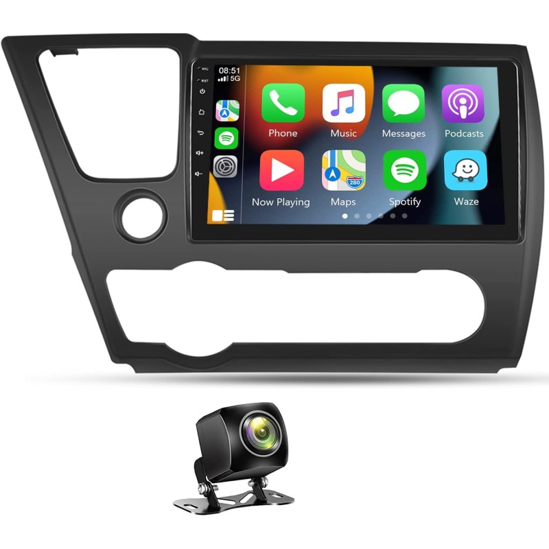 Штатная магнитола 22-698: 9-inch для HONDA CITY, BALLADE, GRACE 2014-2024, GREIZ 2015-2024 - A10D