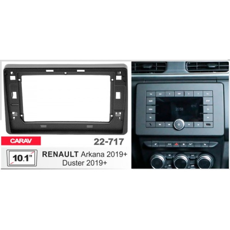 Штатная магнитола 22-717: 10.1-inch для RENAULT ARKANA 2019-2022 - Q8