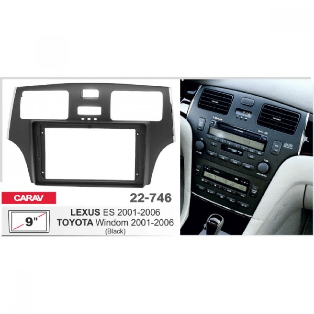 Штатная магнитола 22-746: 9-inch для LEXUS ES 300/330 2001-2006 - A16