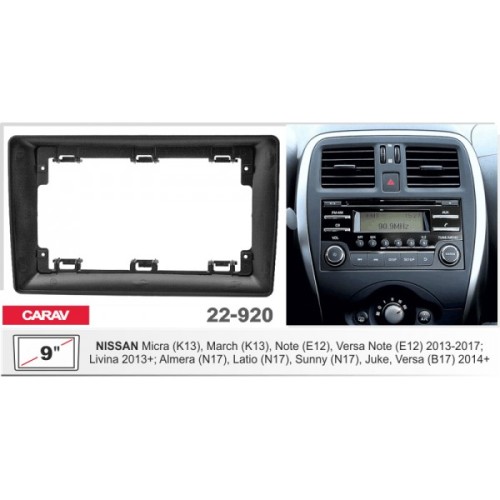 Штатная магнитола 22-920: 10.1-inch для NISSAN ALMERA, JUKE, MICRA, NOTE, QUEST, ROGUE, TITAN, VERSA, XTERRA, LEAF - Q8