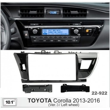 Штатная магнитола 22-922: 10.1-inch для TOYOTA Corolla 2013-16 (Ver.3 / Left wheel) (v0)