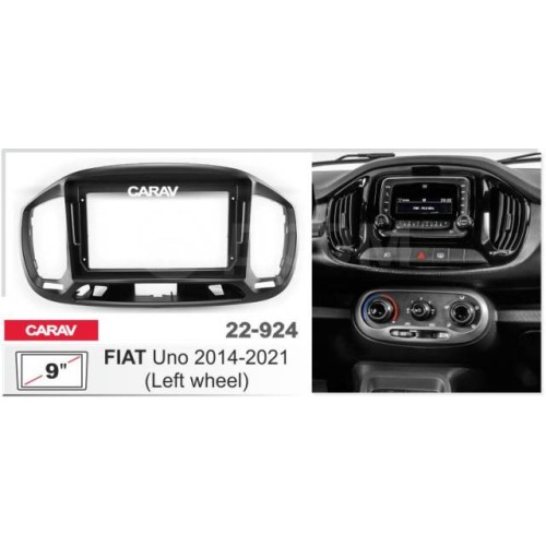 Штатная магнитола 22-924: 9-inch для FIAT UNO 2014-2021 - A16