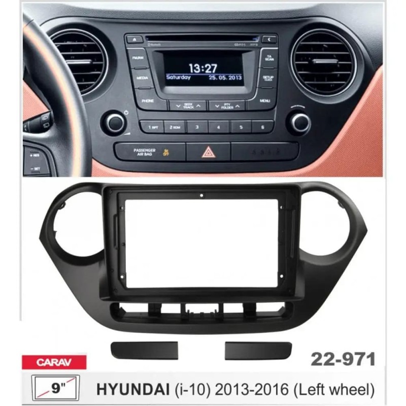 Штатная магнитола 22-971: 9-inch для HYUNDAI I10 2013-2016 - A18
