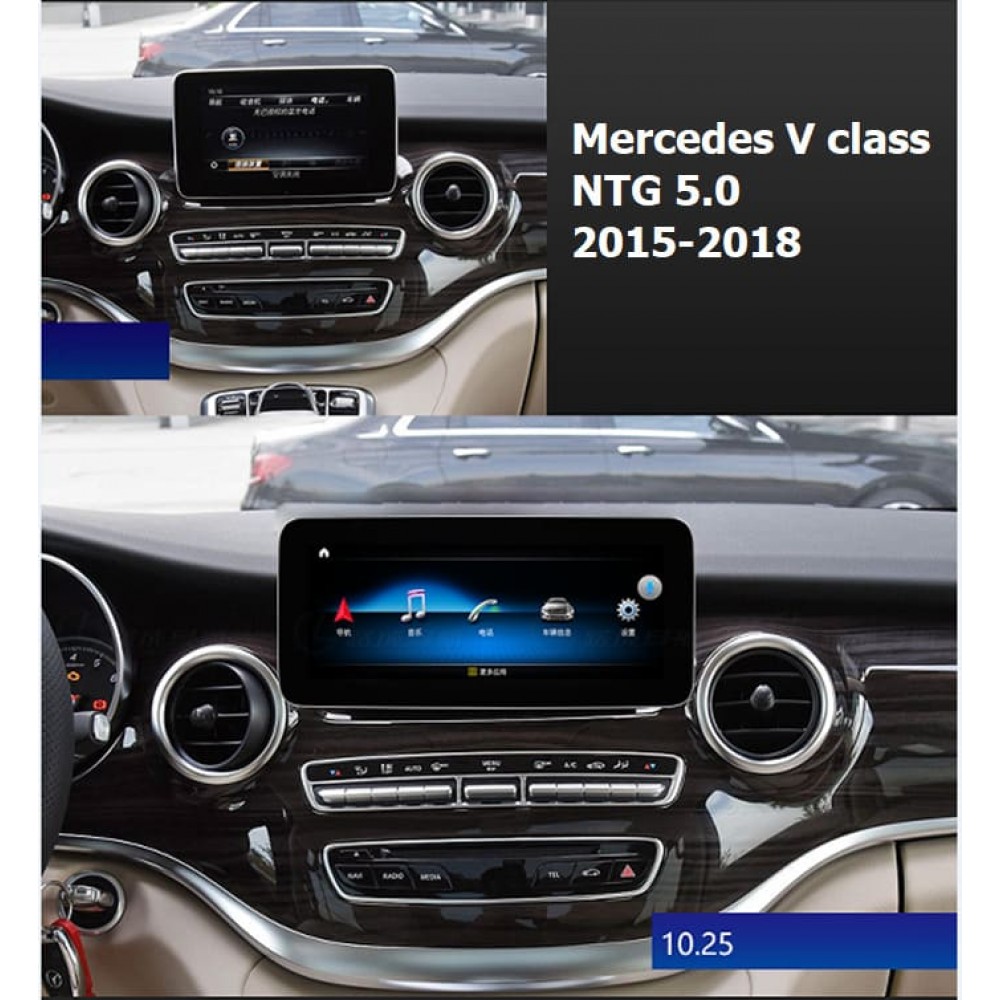 ШТАТНАЯ МАГНИТОЛА для Mercedes V Class NTG 5.0 2015-2018