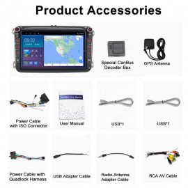 Штатная магнитола 8-inch для VOLKSWAGEN UNIVERSAL 8003 - A18