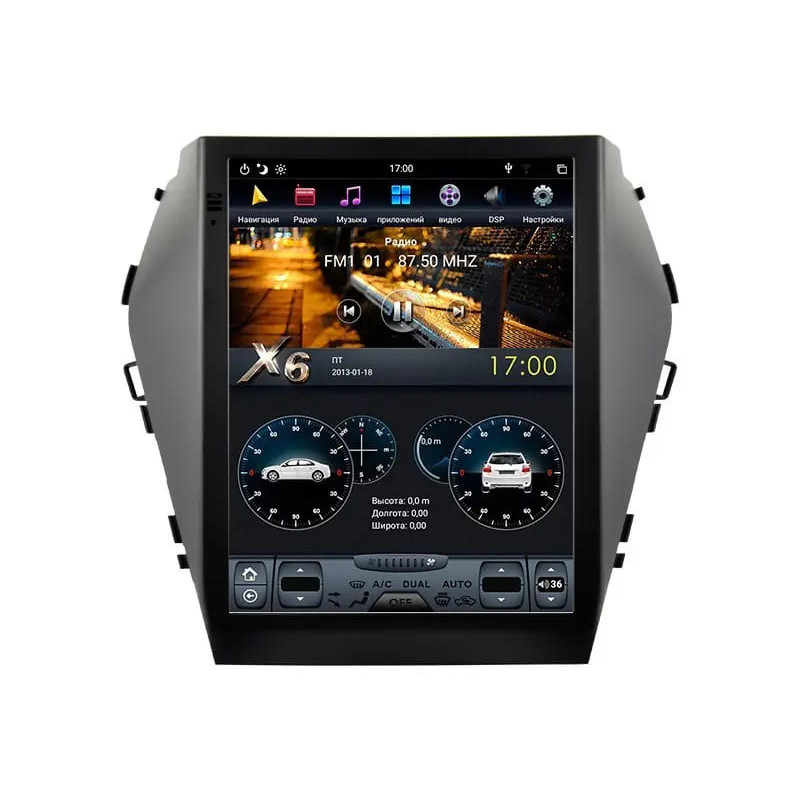 Hyundai Santa Fe 2013-2017(IX45) Tesla Style 9.7"-HIGH 4/64