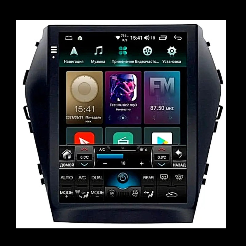 HYUNDAI Santa Fe 2013-2017(IX45) Tesla Style 9.7"-LOW 4/32