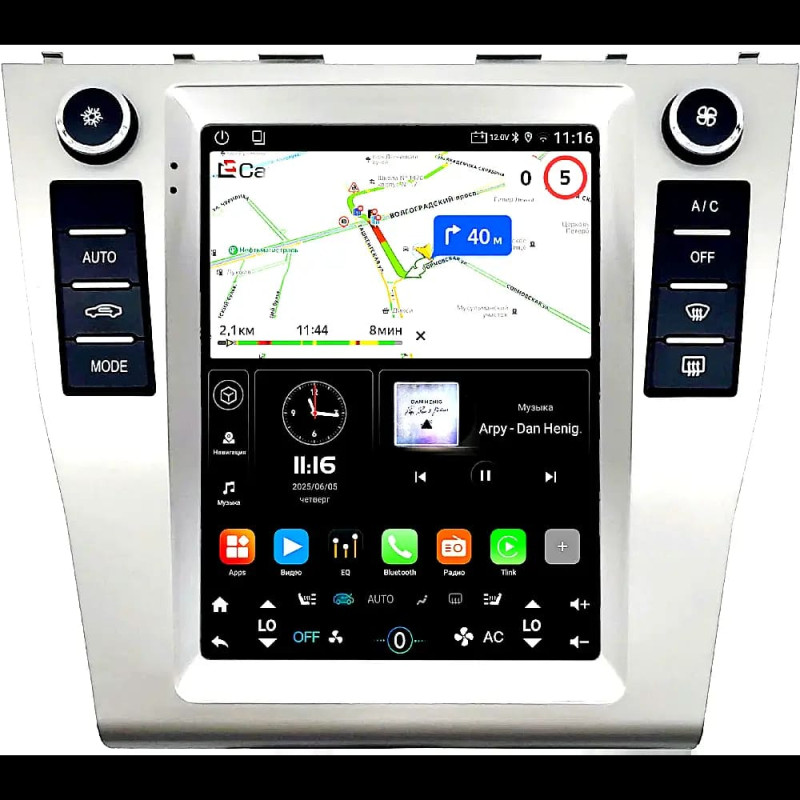 TOYOTA CAMRY V40 2006-12 Tesla Style 4/64